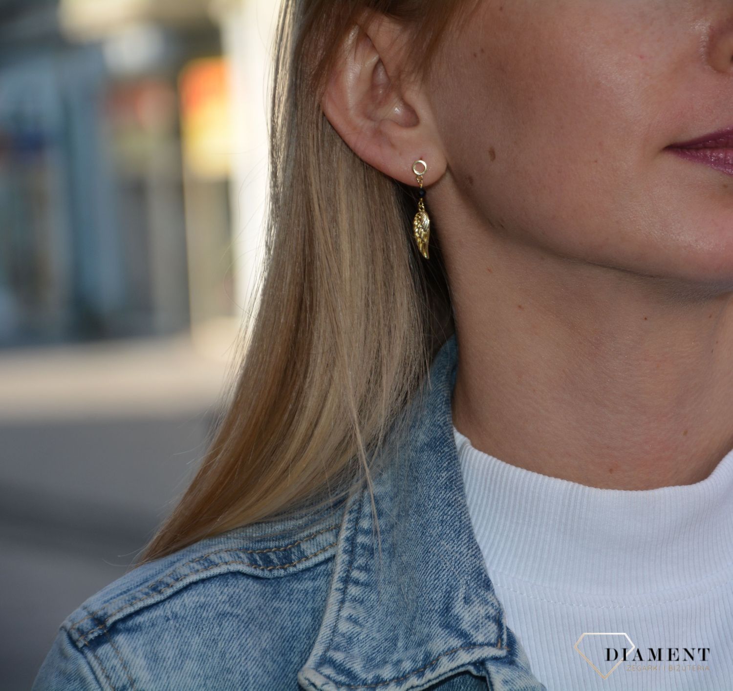 Kolczyki srebrne skrzydełka pozłacane TSK000004-86 Gold.jpg